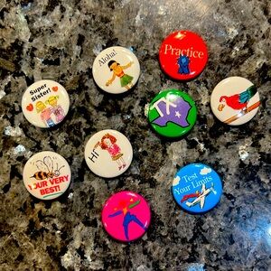 American Girl Grin Pins